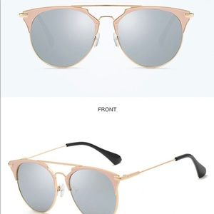 Pink and Gold Sunglasses